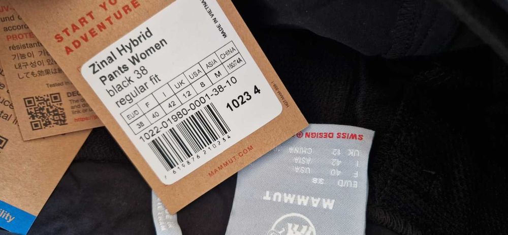 Pantaloni Dama MAMMUT 34 36 38 Zynal salomon salewa ortovox munte