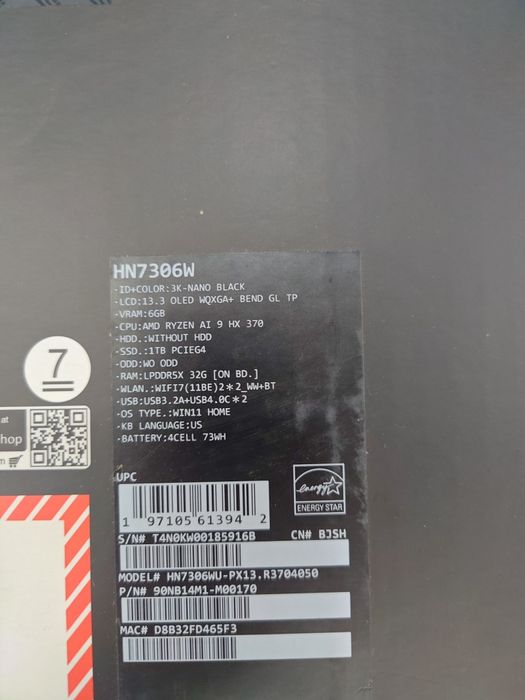 Asus ProArt P13 HN7306W