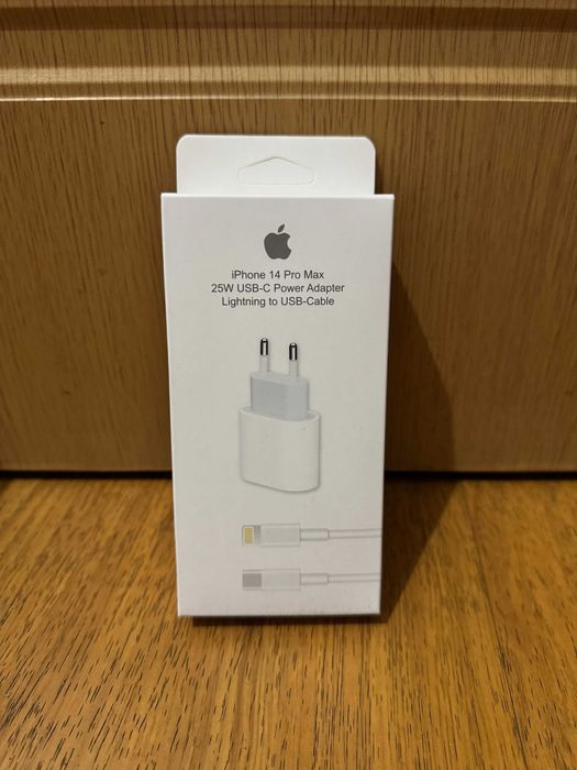 Set Încărcător Apple USB‑C + Cablu Lightning, Nou