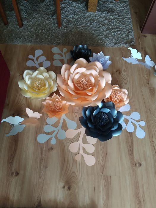 Цветя от хартия/картон