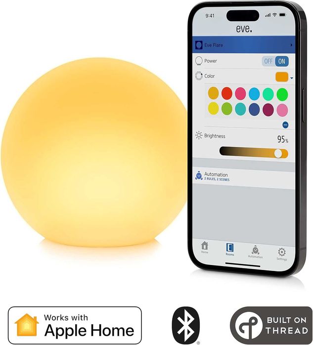 Смарт LED лампа Eve Flare HomeKit Thread IP65