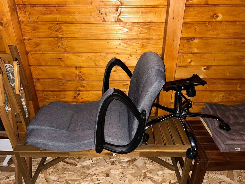 Scaun ergonomic de birou gri Aosom