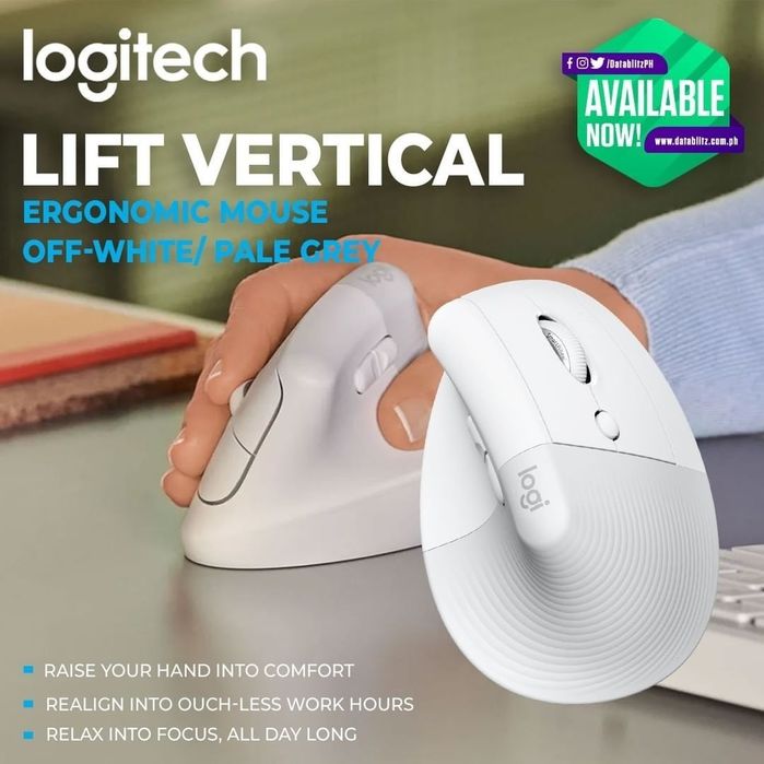 Logitech Lift VERTICAL Беспроводная мышка/мышь