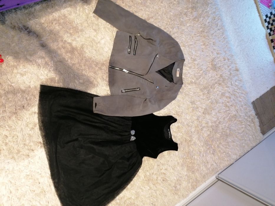 Rochita superba fetita 10-11 ani si gecuta H&m. In stare excelenta.