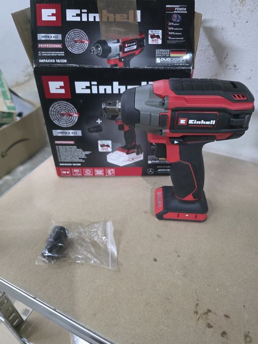 Masina de insurubat cu impact 18V 230 Nm antrenare 1/2 toli Einhell IMPAXXO 18/230