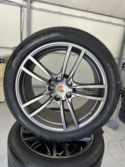 jante porsche cayenne turbo 9y3 anvelope 285 40 21 cu 315 35 21