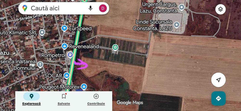 Teren intravilan 45.000 MP Lazu , Constanta