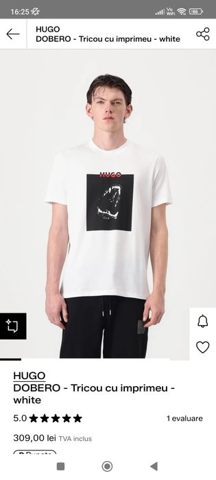 Oferta Tricou HUGO BOSS original 100% marimea M,L,XL  Armani noi