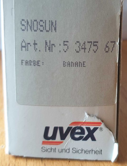 Нови Панорамни слънчеви очила UVEX SNOSUN - Бели