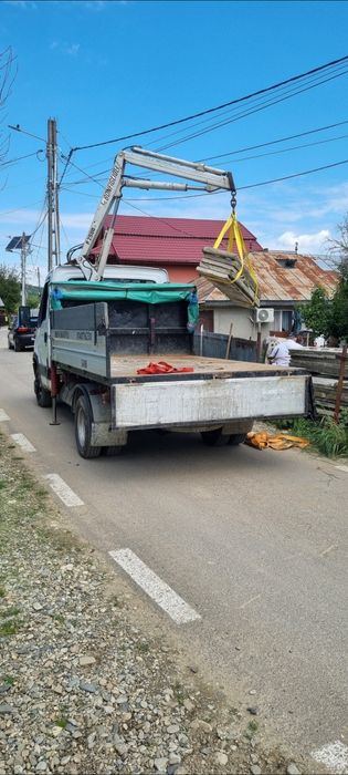 Vand iveco basculabil cu macara