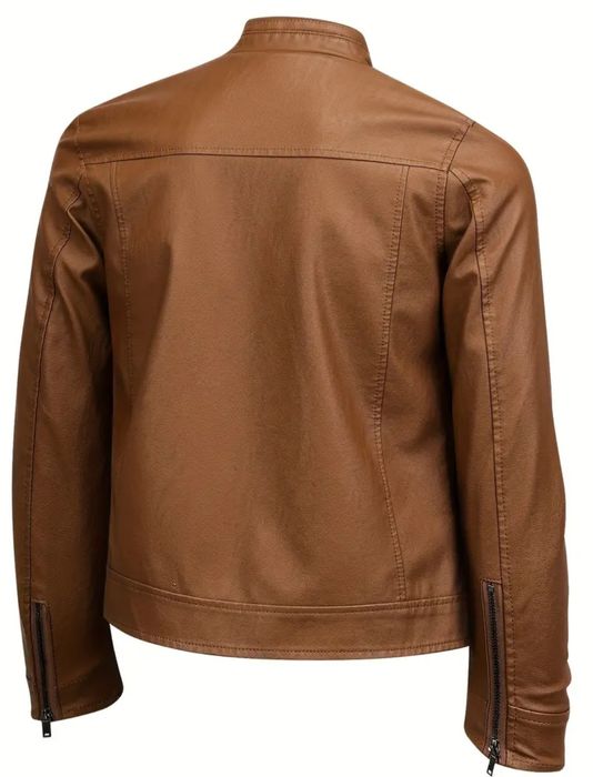 Кожено яке в два цвята