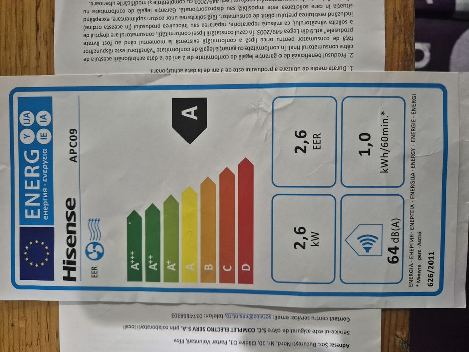 Aer conditionat portabil Hisensa