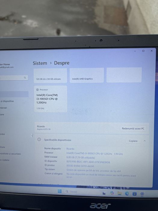 Laptop Acer Aspire 3