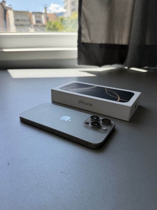 КАТО ЧИСТО НОВ Iphone 16 Pro Natural Titanium