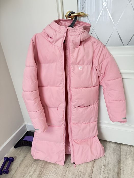 Зимняя куртка FILA оригинал+в подарок вещи для девочек