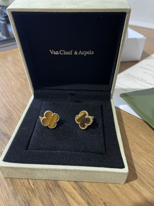 Van Cleef & Arpels - Cercei Gold Honey Brown (aur/maro)