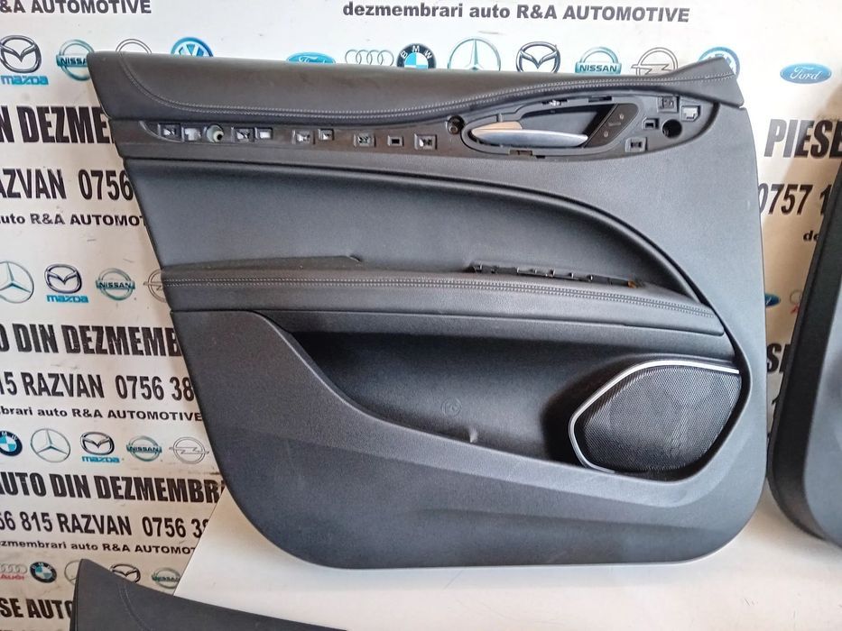 Fata Tapiterie Usa Din Piele Alfa Romeo Stelvio 2017-2022 Volan Stanga Impecabile