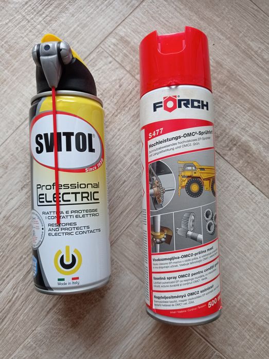Svitol electrice Forch S 477 spray curatare lubrifiant vaselina metale