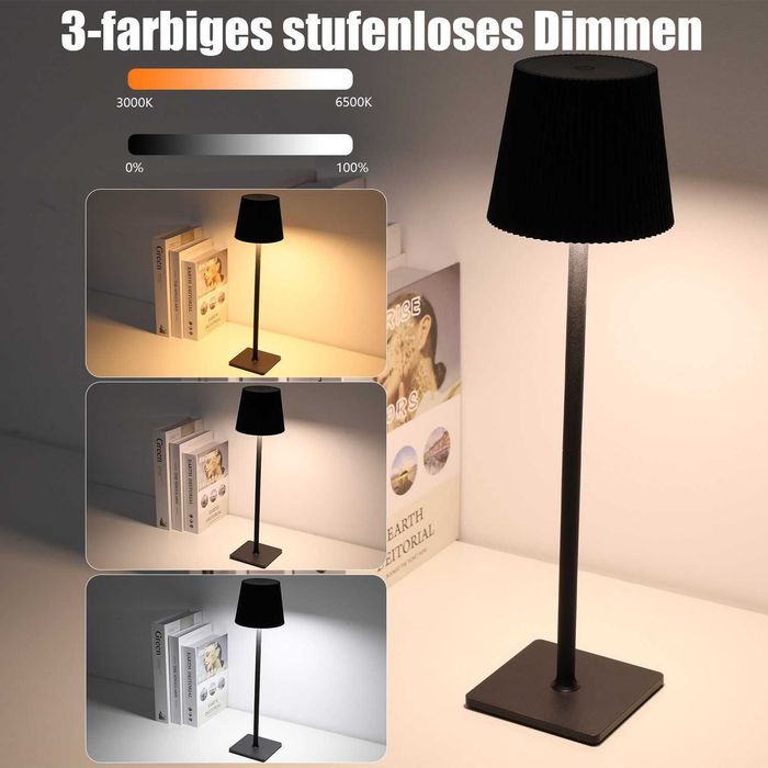 Veioza Lampă noptiera LED Lampă de masă LED wireless
