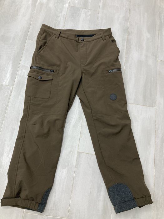 Pantaloni vanatoare M-L softshell cu polar impermeabili de iarna