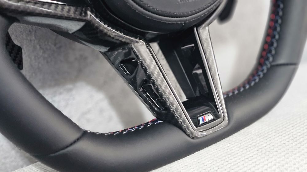 Volan Sport Tesit  M Bmw G30 G31 Carbon, Padele Piele Nappa Premium