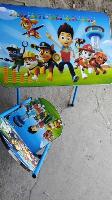 Детски чин - масичка със стол - различни герои