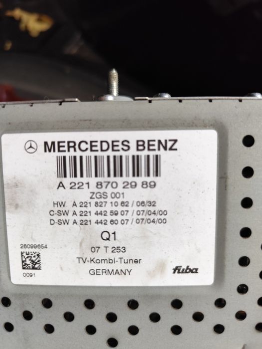 Аудио Тунер Mercedes S class W221/Мерцедес В221