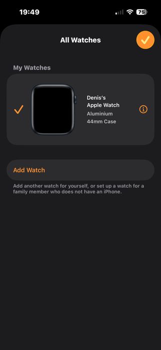 Apple Watch SE 44mm GPS