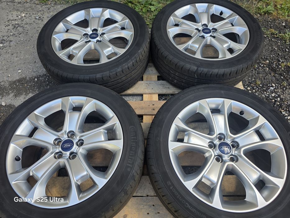 Лети джанти 18ки 5х108 Ford + летни гуми 235/50/18 Continental