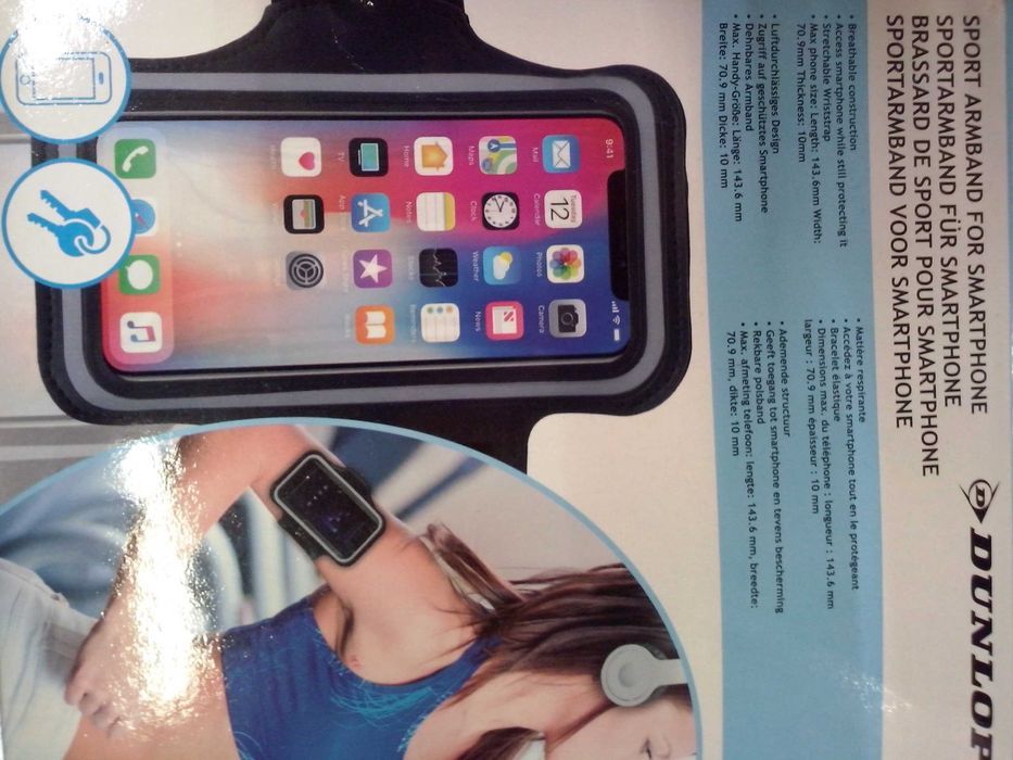 Husa transparenta de brat pentru telefon mobil, Nou - Brasov