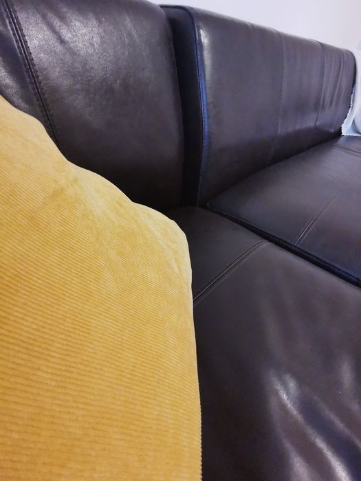 Coltar-canapea IKEA KRAMFORS piele naturala