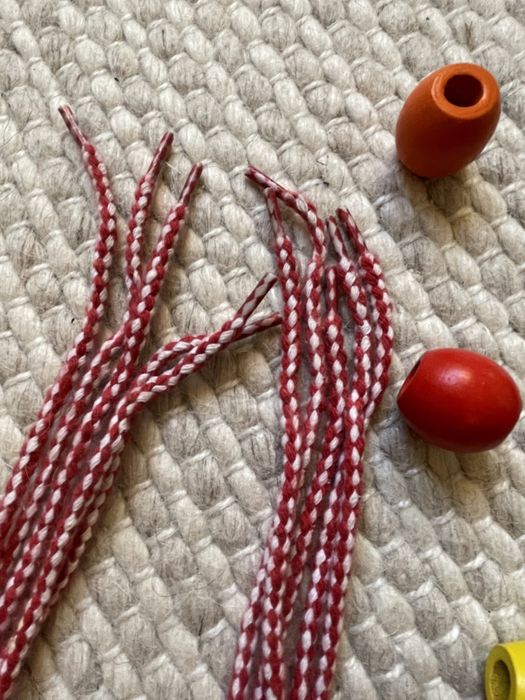 VIGA Дъвена игра за нанизване 34 части