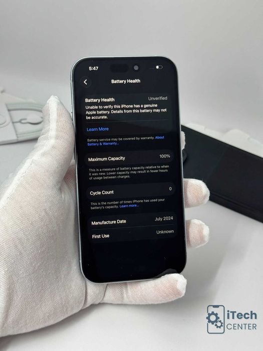 iPhone 15, 128GB, Blue, 100% батерия, ОТЛИЧЕН, ГАРАНЦИЯ!