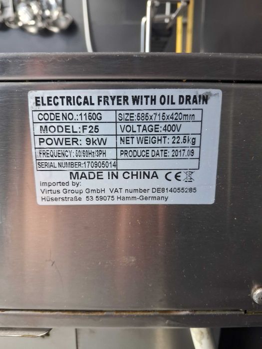 Friteuza capacitate mare 380V
