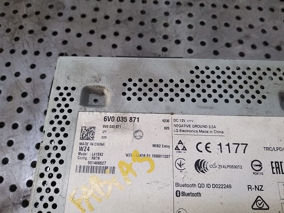Unitate multimedia skoda fabia 3 nj3 6v0035871