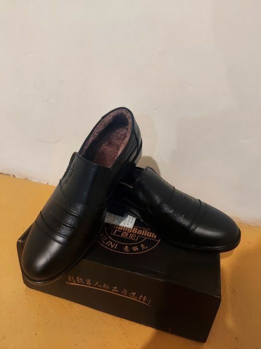 Туфли утепленные мужские