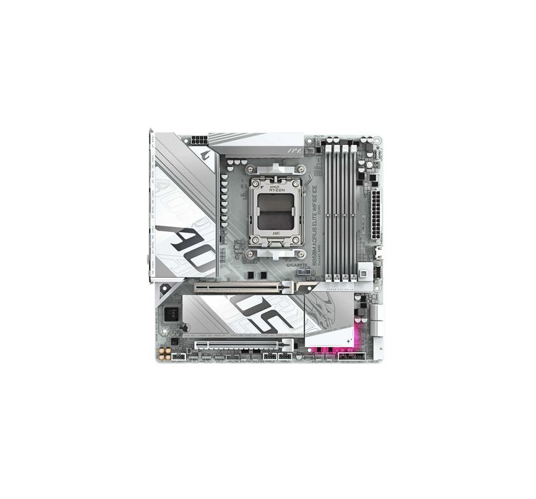 -Материнская плата MB Gigabyte AMD AM5 B850M AORUS ELITE WF6E ICE DDR5
