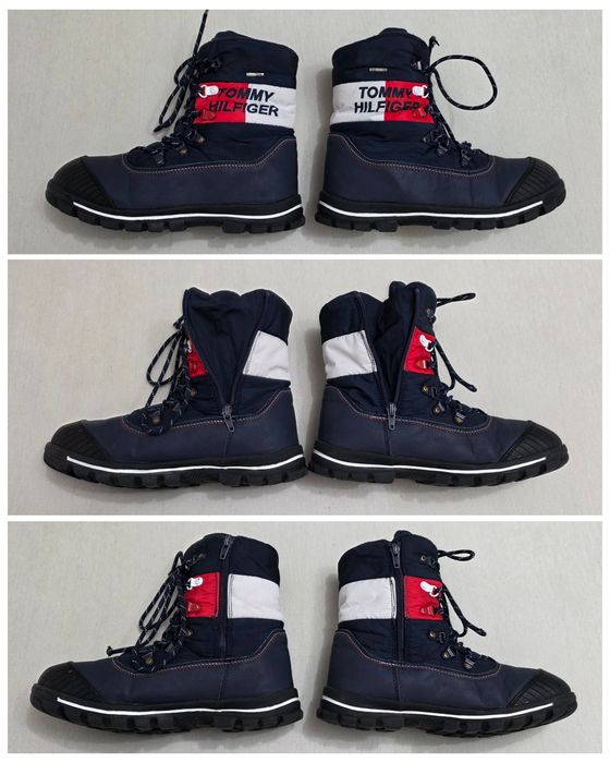 Ghete de zăpadă TOMMY HILFIGER, cizme de iarnă Waterproof, Nr. 38 EU
