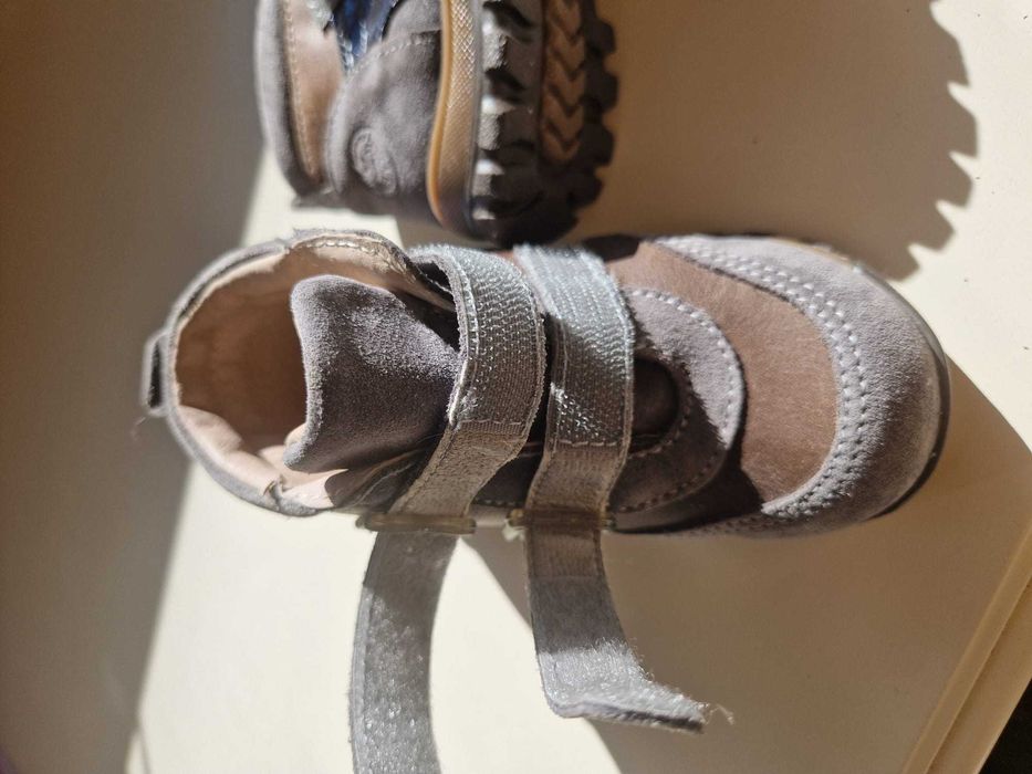 Ghete baieti cu scai piele naturala- Brand Melania- Noi