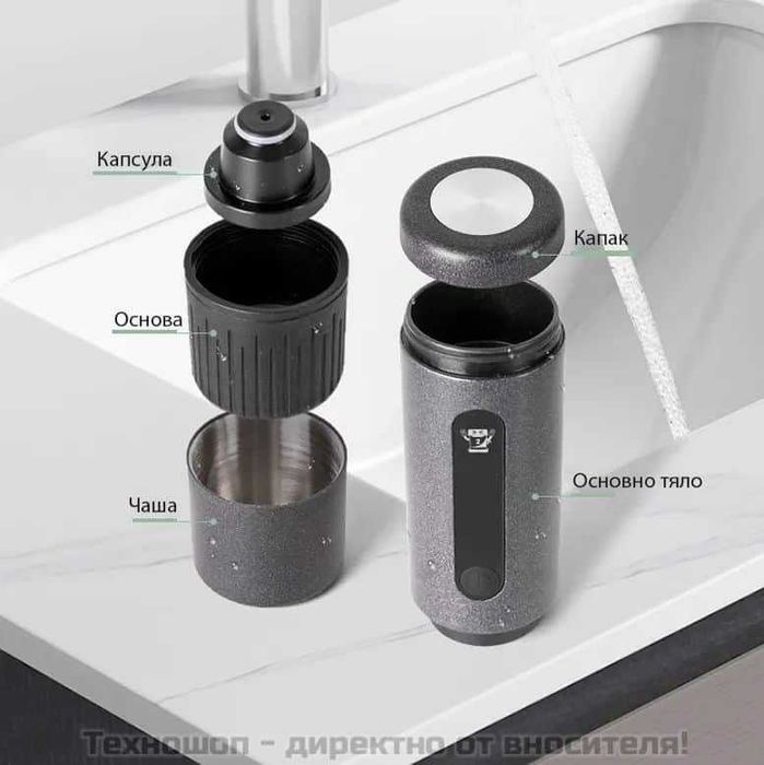 Преносима кафемашина за къмпинг или автомобил