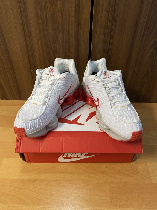 Nike Shox White-Red
