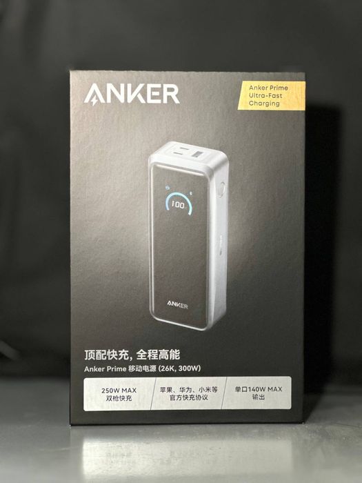 Новый. Anker powerbank. 300w. Anker 200 w. Anker 130 w. Anker 65w