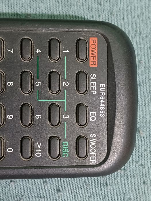 Telecomanda sistem audio Panasonic  EUR644853 . Testata