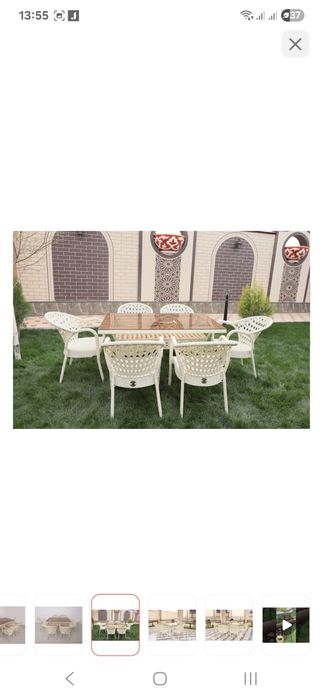 Продам стол с креслами