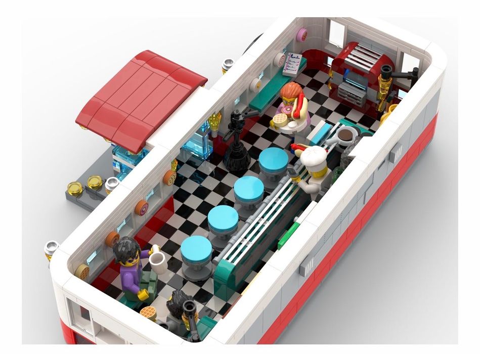 Lego 910011 1950's Diner закусвалня от 50-те