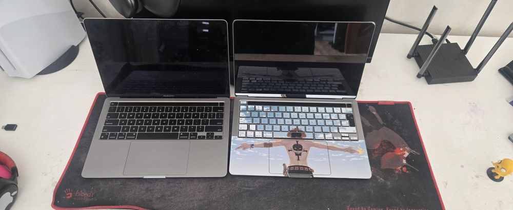 Два MacBook Pro M1 и игровой ноутбук