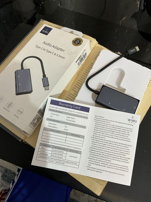 Type-C & 3.5 mm (Переходник)