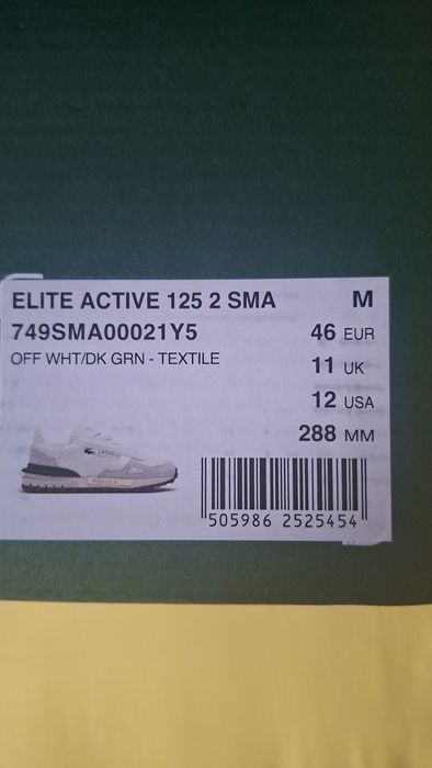 Lacoste Elite Active Nr 46 Noi