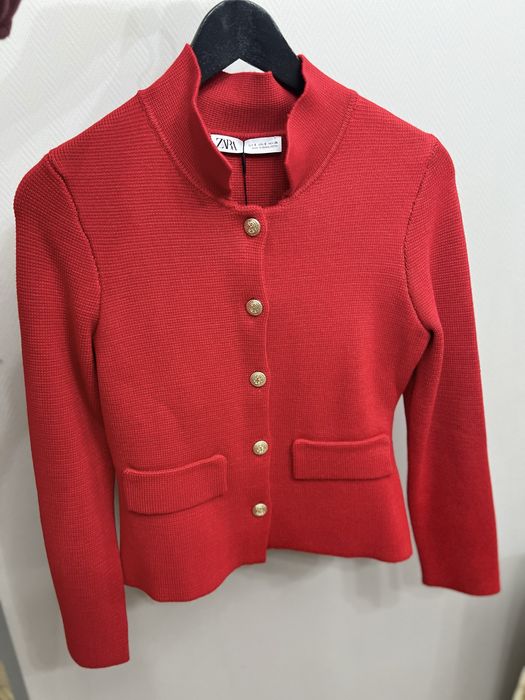 Кардиган Zara красный