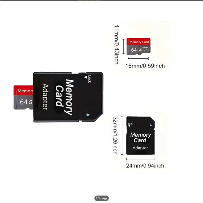 64GB Mini SD / TF Карта – Class 10 U3 Високоскоростна